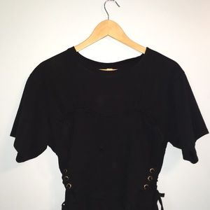 corset style t shirt